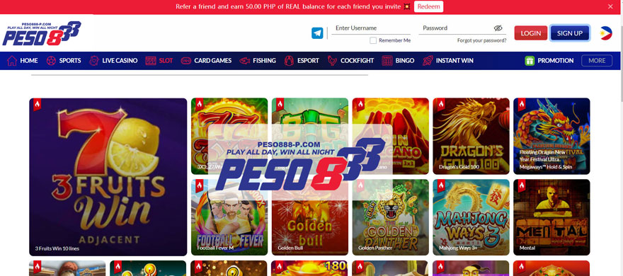 Peso88 Casino Games